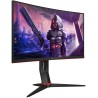 MONITOR AOC 24" gaming, refresh 165Hz, VA, Full HD (1920 x 1080), Wide, curbat, 250 cd/mp, 1 ms, VGA, HDMI x 2, DisplayPort, "C2