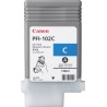 Cartus Cerneala Original Canon Cyan, PFI-102C, pentru LP17|LP24|iPF500|iPF6X0|iPF7X0, , (timbru verde 0.15 lei),NOPP, "CF0896B00