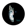 Covor pentru scaun gaming SPACER, protectie parchet, cauciuc si material textil, 1200 x 3mm, rotund, WOLF 46501470 "SPFP-WOLF-12