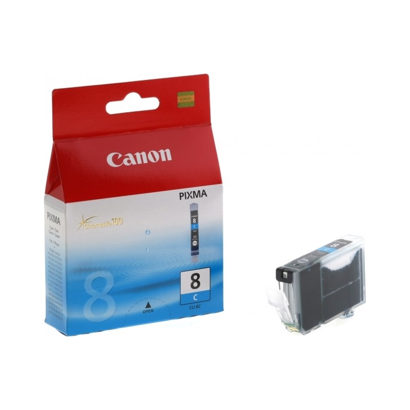 Cartus Cerneala Original Canon Cyan, CLI-8C, pentru IP4200, , (timbru verde 0.15 lei), "BS0621B001AA"