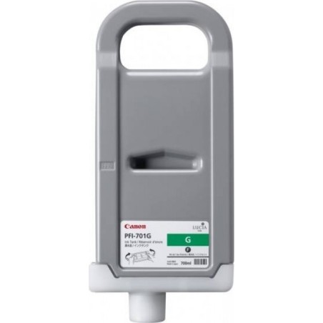 Cartus Cerneala Original Canon Green, PFI-701G, pentru IPF 8000|8100|9000|9100, , (timbru verde 0.15 lei),NOPP, "CF0907B001AA"