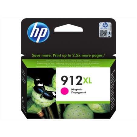 Cartus Cerneala Original HP Magenta, nr.912XL, pentru OfficeJet 8013|8023, 825, (timbru verde 0.15 lei), "3YL82AE"