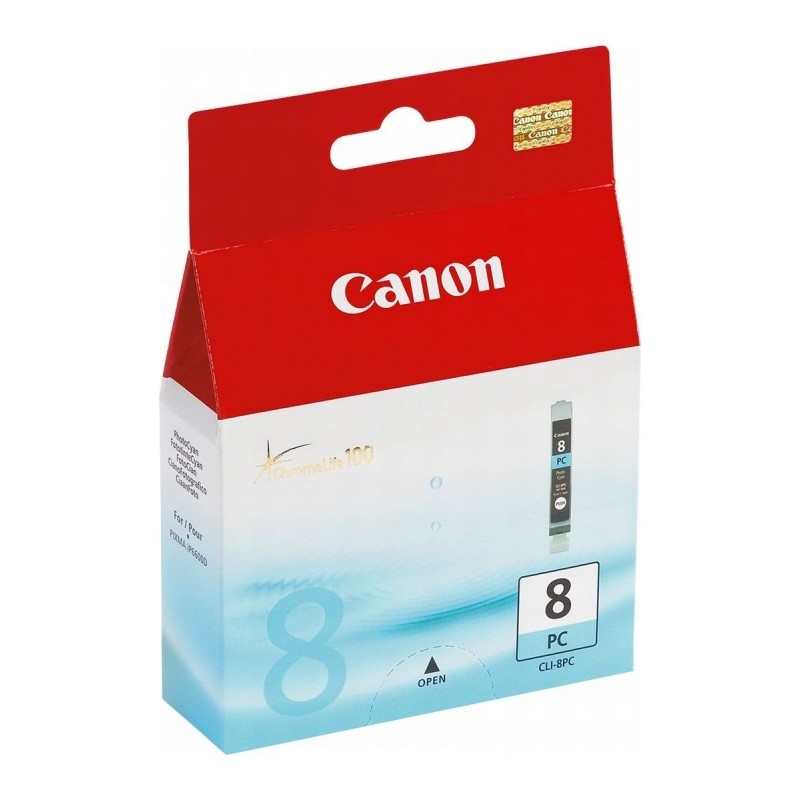 Cartus Cerneala Original Canon Light Cyan, CLI-8PC, pentru IP6700|Pro 9000, , (timbru verde 0.15 lei), "BS0624B001AA"