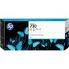 Cartus Cerneala Original HP Yellow, nr.730, pentru Designjet T1600|Designjet T1700|Designjet T2600, 300ml, (timbru verde 0.15 le