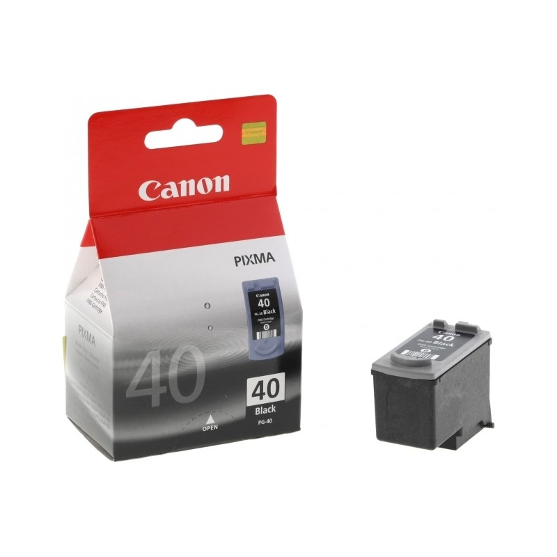 Cartus Cerneala Original Canon Black, PG-40, pentru Pixma IP1200|IP1300|IP1600|IP1700|IP1800|IP1900|IP2200|IP2500|IP2600|MP140|M