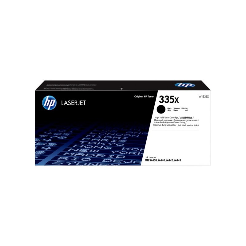 Toner Original HP Black, nr.335X, pentru LaserJet M438|M442|M443, 13.7K, (timbru verde 1.2 lei) , "W1335X"