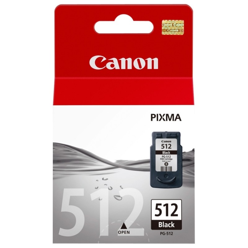 Cartus Cerneala Original Canon Black, PG-512, pentru Pixma IP2700|MP230|MP240|MP250|MP260|MP270|MP280|MP282|MP480|MP490|MP495|MX
