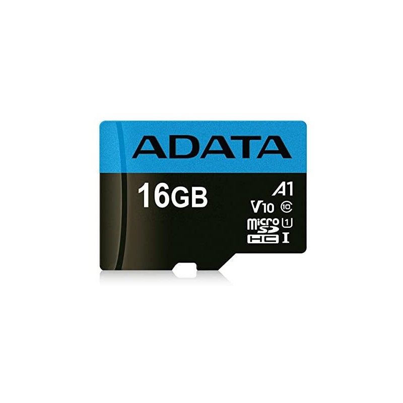 CARD MicroSD ADATA, 16 GB, microSDHC, clasa 10, standard UHS-I U1, "AUSDH16GUICL10A1-RA1" (timbru verde 0.03 lei)