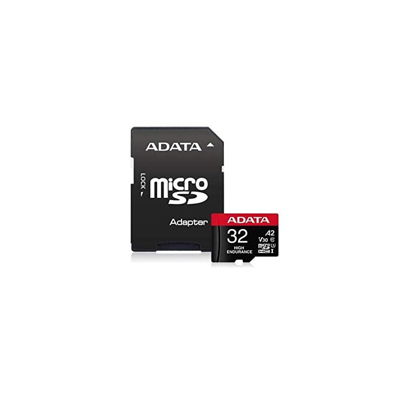 CARD MicroSD ADATA, 32 GB, MicroSDXC, clasa 10, standard UHS-I U3, "AUSDH32GUI3V30SHA2" (timbru verde 0.03 lei)