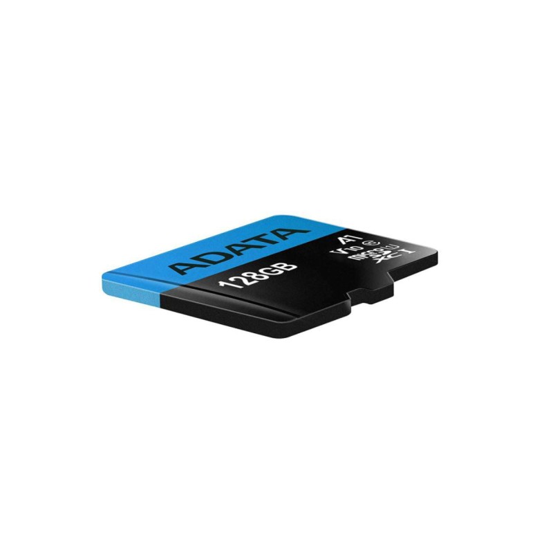 CARD MicroSD ADATA, 128 GB, MicroSDXC, clasa 10, standard UHS-I U1, "AUSDX128GUICL10A1" (timbru verde 0.03 lei)