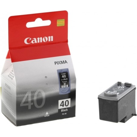 Cartus Cerneala Original Canon Black, PG-40, pentru Pixma IP1200|IP1300|IP1600|IP1700|IP1800|IP1900|IP2200|IP2500|IP2600|MP140|M