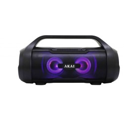 BOXE portabile AKAI, compact 2.0, RMS 15W, Bluetooth, conector Bluetooth, Jack 3.5mm, USB, negru, "ABTS-50" (timbru verde 4.00 l