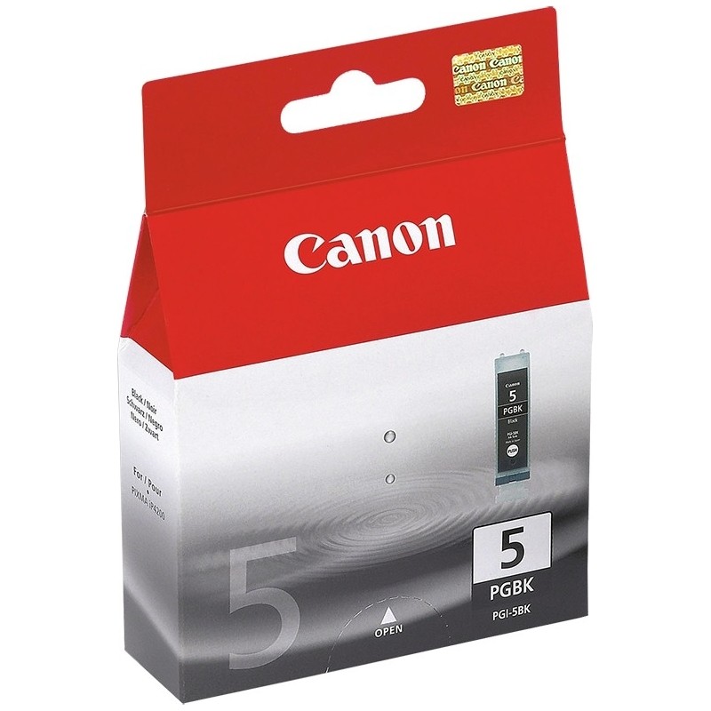 Cartus Cerneala Original Canon Black, PGI-5B, pentru Pixma IP3300|IP3500|IP4200|IP4300|IP4500|IP5200|IP5300|IX4000|IX5000|MP500|