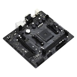 PLACA de BAZA Asrock "A520M-HDV", skt AM4, mATX, AMD A520, 2 x DDR4, max. 64 GB, 4 x SATA, 1 x M.2, 7.1, "A520M-HDV"