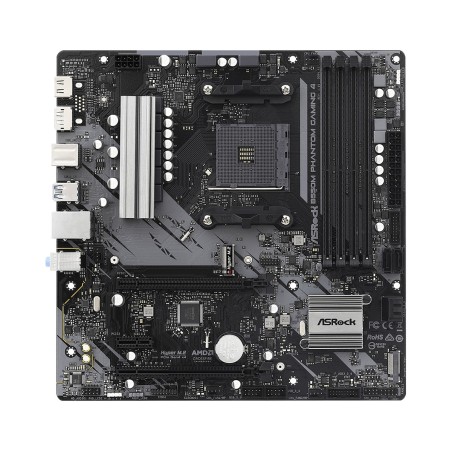 PLACA de BAZA Asrock "B550M PHANTOM GAM4", skt AM4, mATX, AMD B550, 4 x DDR4, max. 128 GB, 4 x SATA, 2 x M.2, 7.1, "B550M PHANTO