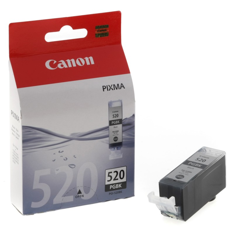 Cartus Cerneala Original Canon Black, PGI-520B2X, pentru Pixma IP3600|IP4600|IP4700|MP540|MP550|MP560|MP620|MP630|MP640|MP980|MP
