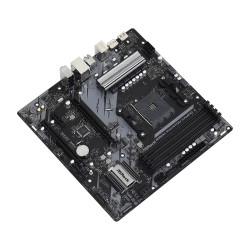 PLACA de BAZA Asrock "B550M PHANTOM GAM4", skt AM4, mATX, AMD B550, 4 x DDR4, max. 128 GB, 4 x SATA, 2 x M.2, 7.1, "B550M PHANTO