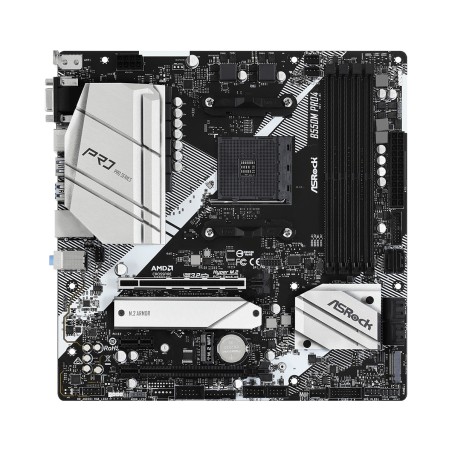 PLACA de BAZA Asrock "B550M PRO4", skt AM4, mATX, AMD B550, 4 x DDR4, max. 128 GB, 6 x SATA, 2 x M.2, 7.1, "B550M PRO4"