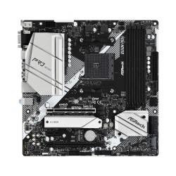 PLACA de BAZA Asrock "B550M PRO4", skt AM4, mATX, AMD B550, 4 x DDR4, max. 128 GB, 6 x SATA, 2 x M.2, 7.1, "B550M PRO4"