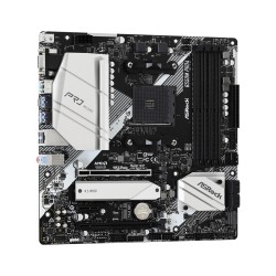 PLACA de BAZA Asrock "B550M PRO4", skt AM4, mATX, AMD B550, 4 x DDR4, max. 128 GB, 6 x SATA, 2 x M.2, 7.1, "B550M PRO4"