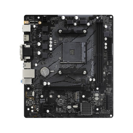 PLACA de BAZA Asrock "B550M-HDV", skt AM4, mATX, AMD B550, 2 x DDR4, max. 64 GB, 4 x SATA, 1 x M.2, 7.1, "B550M-HDV"