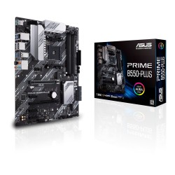 PLACA de BAZA Asus "PRIME B550-PLUS", skt AM4, ATX, AMD B550, 4 x DDR4, max. 128 GB, 6 x SATA, 2 x M.2, 7.1, "PRIME B550-PLUS"