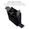 CARCASA ASUS Middle Tower, E-ATX, "ROG Strix Helios", fara sursa, sticla securizata, fan x 4, USB 3.1 gen1x4, USB 3.1 gen 2 Type