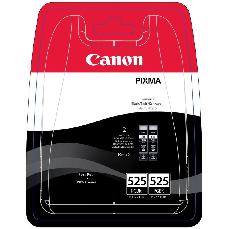 Cartus Cerneala Original Canon Black, PGI-525B2X, pentru Pixma IP4850|IP4950|IX6550|MG5150|MG5250|MG5350|MG6150|MG6250|MG8150|MG