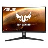 MONITOR ASUS 27 inch, Gaming, VA, Full HD (1920 x 1080), Wide, curbat, 250 cd/mp, 1 ms, HDMI, VGA, "VG27VH1B" (timbru verde 7 le