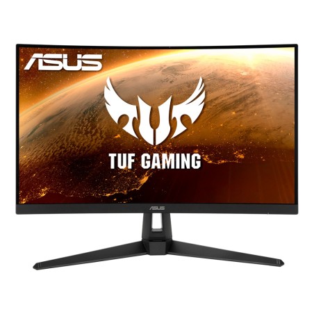 MONITOR ASUS 27 inch, Gaming, VA, Full HD (1920 x 1080), Wide, curbat, 250 cd/mp, 1 ms, HDMI, VGA, "VG27VH1B" (timbru verde 7 le