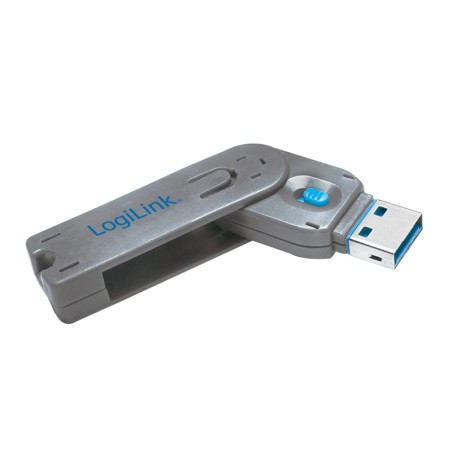 PORT Blocker LOGILINK, USB-A,  1buc. contine 1 cheie, "incuietori de USB" "AU0044"