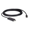 ADAPTOR video ATEN, USB Type-C (T) la HDMI (T), 4K UHD (3840x2160) la 60Hz, 2.7 m, "UC3238-AT" (timbru verde 0.08 lei)