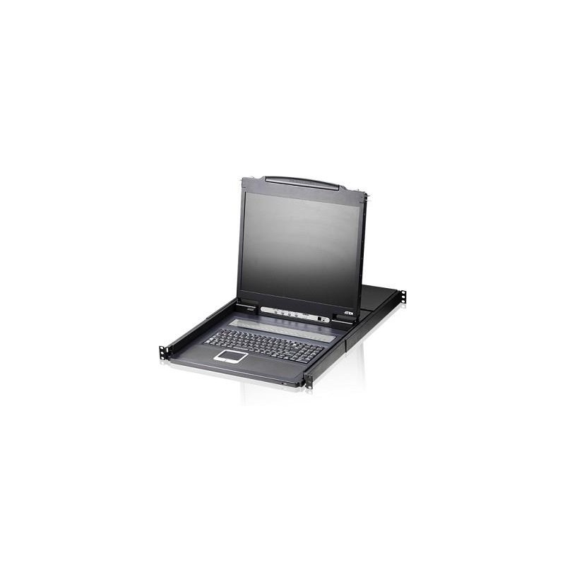 CONSOLA KVM ATEN control 8 PC la 1 consola, conector tip SPHD-15 (M) x 8, "CL1308N-ATA-AG" (timbru verde 2.00 lei)