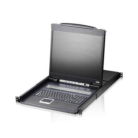 CONSOLA KVM ATEN control 8 PC la 1 consola, conector tip SPHD-15 (M) x 8, "CL1308N-ATA-AG" (timbru verde 2.00 lei)