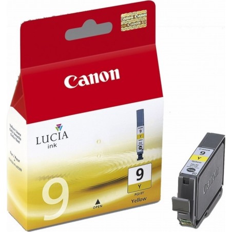 Cartus Cerneala Original Canon Yellow, PGI-9Y, pentru Pixma IX7000|MX7600|Pro 9500 , , (timbru verde 0.15 lei), "BS1037B001AA"