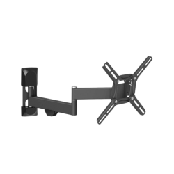 SUPORT de perete BARKAN, pt 1 TV/monitor plat, curbat, diag. max 43 inch, rotatie, inclinare, pivotare, max 25 kg, "2400.B"