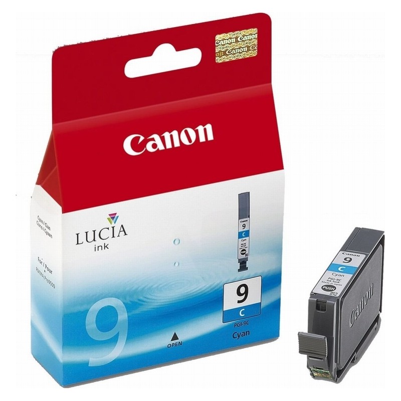 Cartus Cerneala Original Canon Cyan, PG-I9C, pentru Pixma IX7000|MX7600|Pro 9500, , (timbru verde 0.15 lei), "BS1035B001AA"