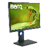 MONITOR BENQ 24.1 inch, home, office, IPS, Full HD (1920 x 1080), Wide, 250 cd/mp, 5 ms, HDMI, DVI, DisplayPort, "SW240" (timbru