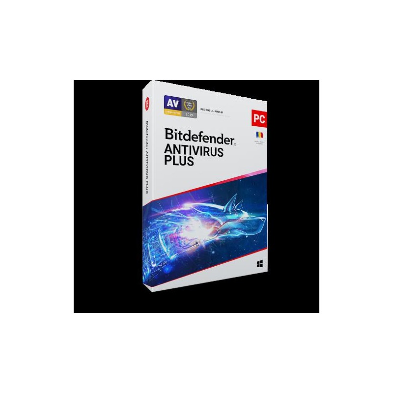 LICENTA Bitdefender Antivirus Plus, 1 utilizator, 1 an pt. PC, retail "AV03ZZCSN1201BEN"- valabile doar pe teritoriul Romaniei