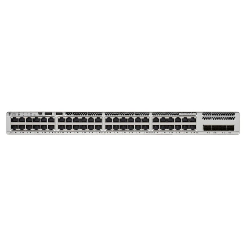 SWITCH CISCO, porturi Gigabit x 48, SFP x 4, managed, rackabil,  carcasa metalica, "C9200L-48P-4G-E" (timbru verde 2 lei)
