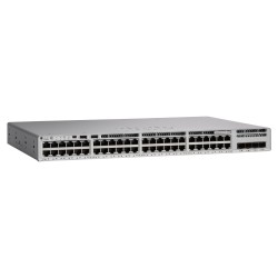 SWITCH CISCO, porturi Gigabit x 48, SFP x 4, managed, rackabil,  carcasa metalica, "C9200L-48P-4X-E" (timbru verde 2 lei)