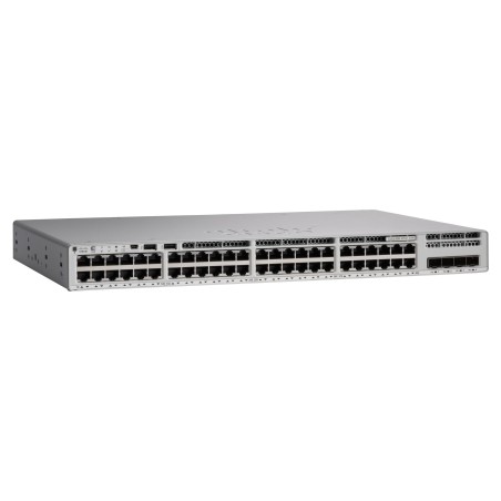 SWITCH CISCO, porturi Gigabit x 48, SFP x 4, managed, rackabil,  carcasa metalica, "C9200L-48P-4X-E" (timbru verde 2 lei)