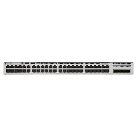 SWITCH CISCO, porturi Gigabit x 48, SFP x 4, managed, rackabil,  carcasa metalica, "C9200L-48T-4X-E" (timbru verde 2 lei)