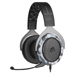 CASTI CORSAIR - gaming, "HS60", cu fir, gaming, utilizare multimedia, microfon pe brat, detasabil, conectare prin USB 2.0, negru