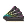 Memorie DDR Corsair DDR4 32 GB, frecventa 3600 MHz, 8 GB x 4 module, radiator, iluminare RGB, "CMH32GX4M4D3600C18"
