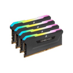 Memorie DDR Corsair DDR4 32 GB, frecventa 3600 MHz, 8 GB x 4 module, radiator, iluminare RGB, "CMH32GX4M4D3600C18"
