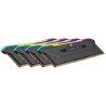 Memorie DDR Corsair DDR4 32 GB, frecventa 3600 MHz, 8 GB x 4 module, radiator, iluminare RGB, "CMH32GX4M4D3600C18"