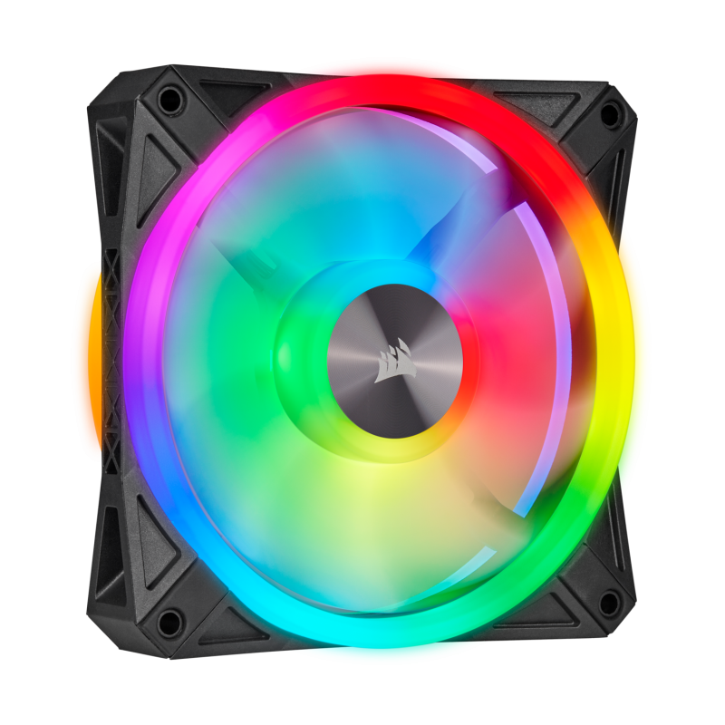 VENTILATOR CORSAIR, pt carcasa PC, 120 mm, 1500 rpm, LED RGB, pack 1 ventilator, "CO-9050097-WW"