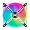 VENTILATOR CORSAIR, pt carcasa PC, 120 mm, 1500 rpm, LED RGB, pack 3 ventilatoare, "CO-9050104-WW"