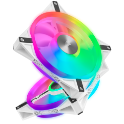 VENTILATOR CORSAIR, pt carcasa PC, 140 mm, 1250 rpm, LED RGB, pack 2 ventilatoare, "CO-9050106-WW"